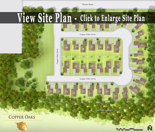 Click to View the Copper Oaks Site Plan.